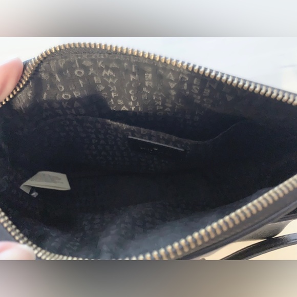 KATE SPADE Small Black Leather Satchel Bag J183 - Picture 6 of 8